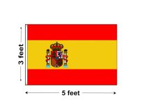 3'x5' Spain Nylon Outdoor Flag