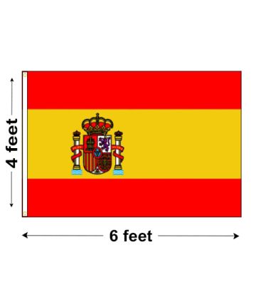 4'x6' Spain Nylon Outdoor Flag