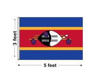 3'x5' Swaziland Nylon Outdoor Flag