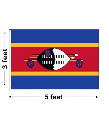 3'x5' Swaziland Nylon Outdoor Flag