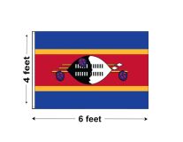 4'x6' Swaziland Nylon Outdoor Flag