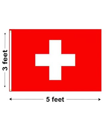 3'x5' Switzerland Nylon Outdoor Flag