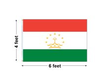 4'x6' Tajikistan Nylon Outdoor Flag