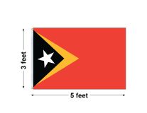 3'x5' Timor-Leste Nylon Outdoor Flag