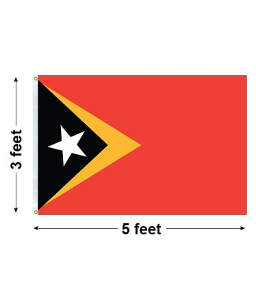 3'x5' Timor-Leste Nylon Outdoor Flag