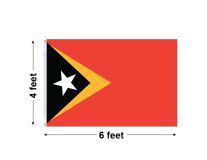 4'x6' Timor-Leste Nylon Outdoor Flag