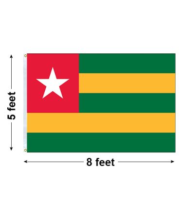 5'x8' Togo Nylon Outdoor Flag