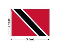 3'x5' Trinidad & Tobago Nylon Outdoor Flag