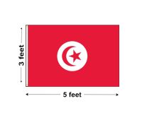 3'x5' Tunisia Nylon Outdoor Flag