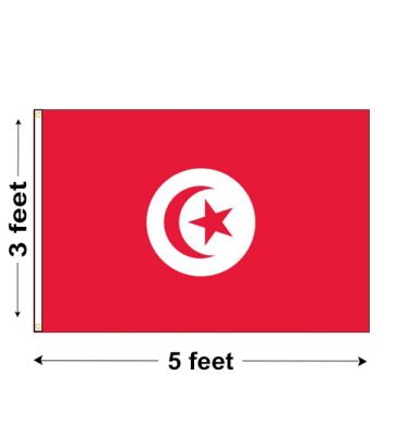 3'x5' Tunisia Nylon Outdoor Flag