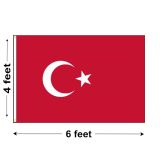 4'x6' Turkey Nylon Outdoor Flag