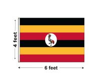 4'x6' Uganda Nylon Outdoor Flag