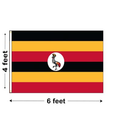 4'x6' Uganda Nylon Outdoor Flag