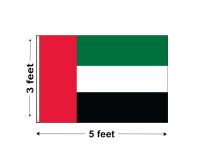 3'x5' United Arab Emirates Nylon Outdoor Flag