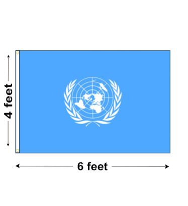 4'x6' United Nations Nylon Outdoor Flag