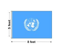 5'x8' United Nations Nylon Outdoor Flag