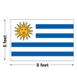 5'x8' Uruguay Nylon Outdoor Flag