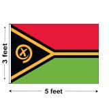 3'x5' Vanuatu Nylon Outdoor Flag