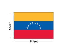 5'x8' Venezuela Nylon Outdoor Flag