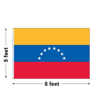 5'x8' Venezuela Nylon Outdoor Flag