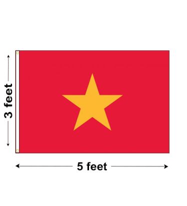 3'x5' Vietnam Nylon Outdoor Flag