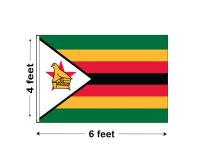 4'x6' Zimbabwe Nylon Outdoor Flag