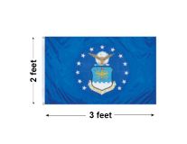 2'x3' U.S. Air Force Outdoor Nylon Flag