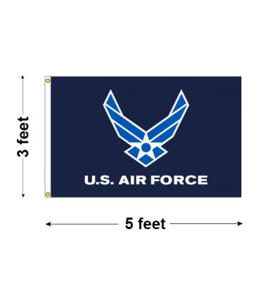 3'x5' U.S. Air Force Wings Outdoor Nylon Flags