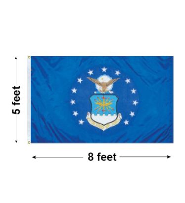 5'x8' U.S. Air Force Outdoor Nylon Flag