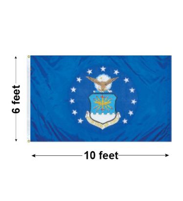 6'x10' U.S. Air Force Outdoor Nylon Flag