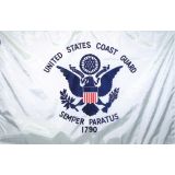 12"x18" Coast Guard Outdoor Nylon Flag