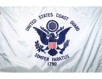 12"x18" Coast Guard Outdoor Nylon Flag