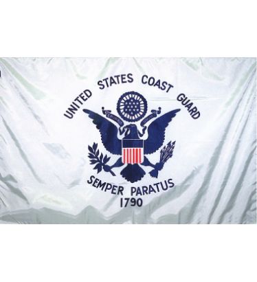 12"x18" Coast Guard Outdoor Nylon Flag