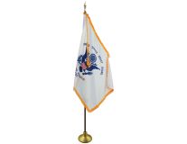 3'x5' U.S. Coast Guard Indoor & Parade Flag - Gold Fringe