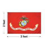 2'x3' U.S. Marine Corps Outdoor Nylon Flags