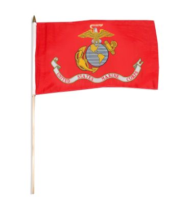 12"x18" U.S. Marine Corps Mounted Flag