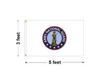 3'x5' Army National Guard Outdoor Nylon Flag