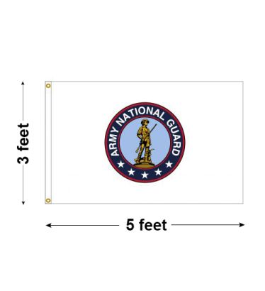 3'x5' Army National Guard Outdoor Nylon Flag