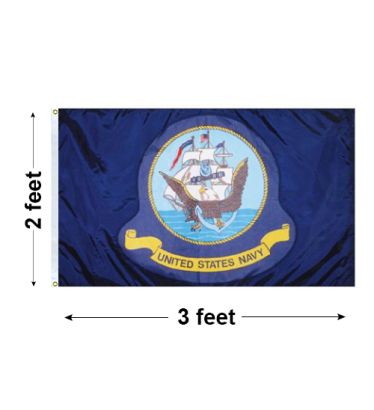 2'x3' U.S. Navy Outdoor Nylon Flags