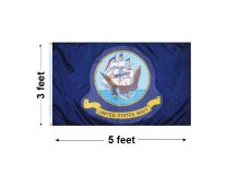 3'x5' U.S. Navy Outdoor Nylon Flags