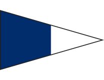 2nd Repeater - Individual Flag with Brass Grommets