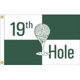 12" X 18" 19th Hole Boat Flags