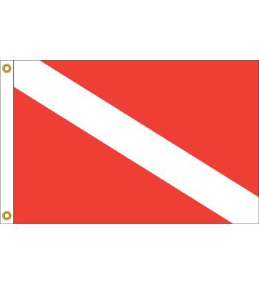 Skin Diver Boat Flags