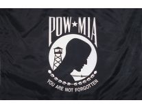 3'x5' POW/MIA Indoor & Parade Flags - Single Face Reverse