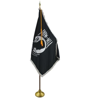 8' POW/MIA Heavy Indoor Oak Mounting Set