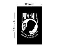 18"x12" POW/MIA Garden Flag