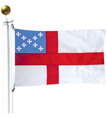 5'x8' Episcopal Outdoor Nylon Flag