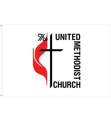 3'x5' United Methodist Outdoor Nylon Flag