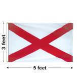 3'x5' Alabama Polyester Outdoor Flag