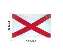 6'x10' Alabama Nylon Outdoor Flag